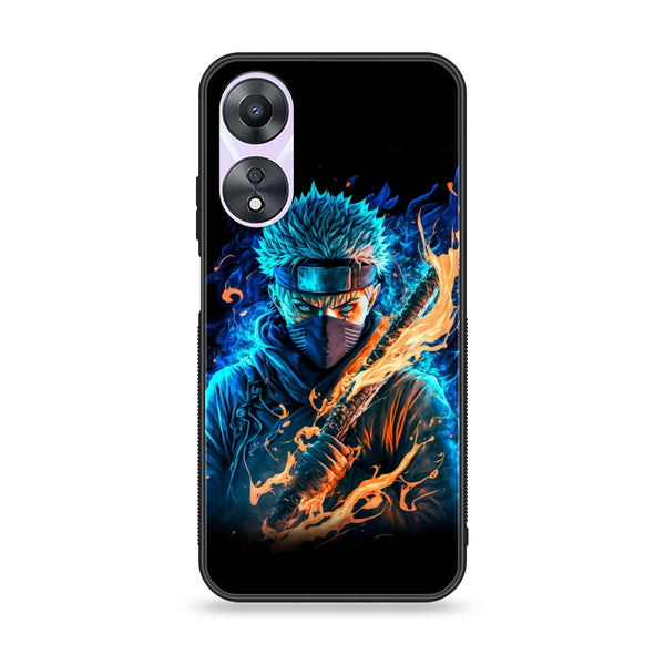 Oppo A58 - Anime 2.0 Design 4 - Premium Printed Glass soft Bumper shock Proof Case CS-13902