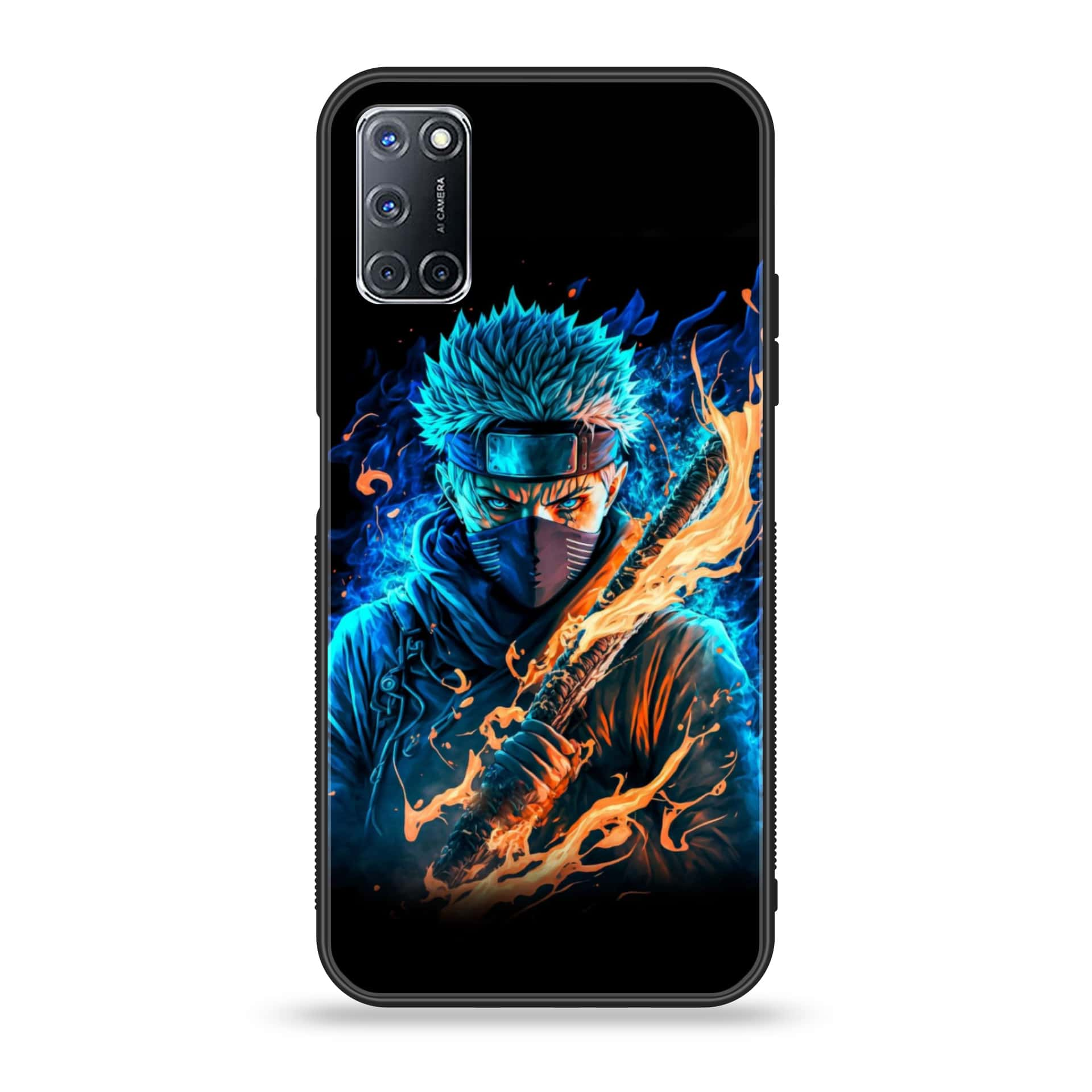 Oppo A52 - Anime 2.0 Series - Premium Printed Glass soft Bumper shock Proof Case