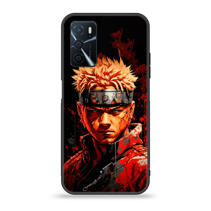 OPPO A16 - Anime 2.0 Design 5  - Premium Printed Glass soft Bumper shock Proof Case CS-36583