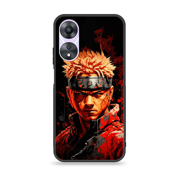 Oppo A78 4G - Anime 2.0 Design 5 - Premium Printed Glass soft Bumper shock Proof Case CS-10403