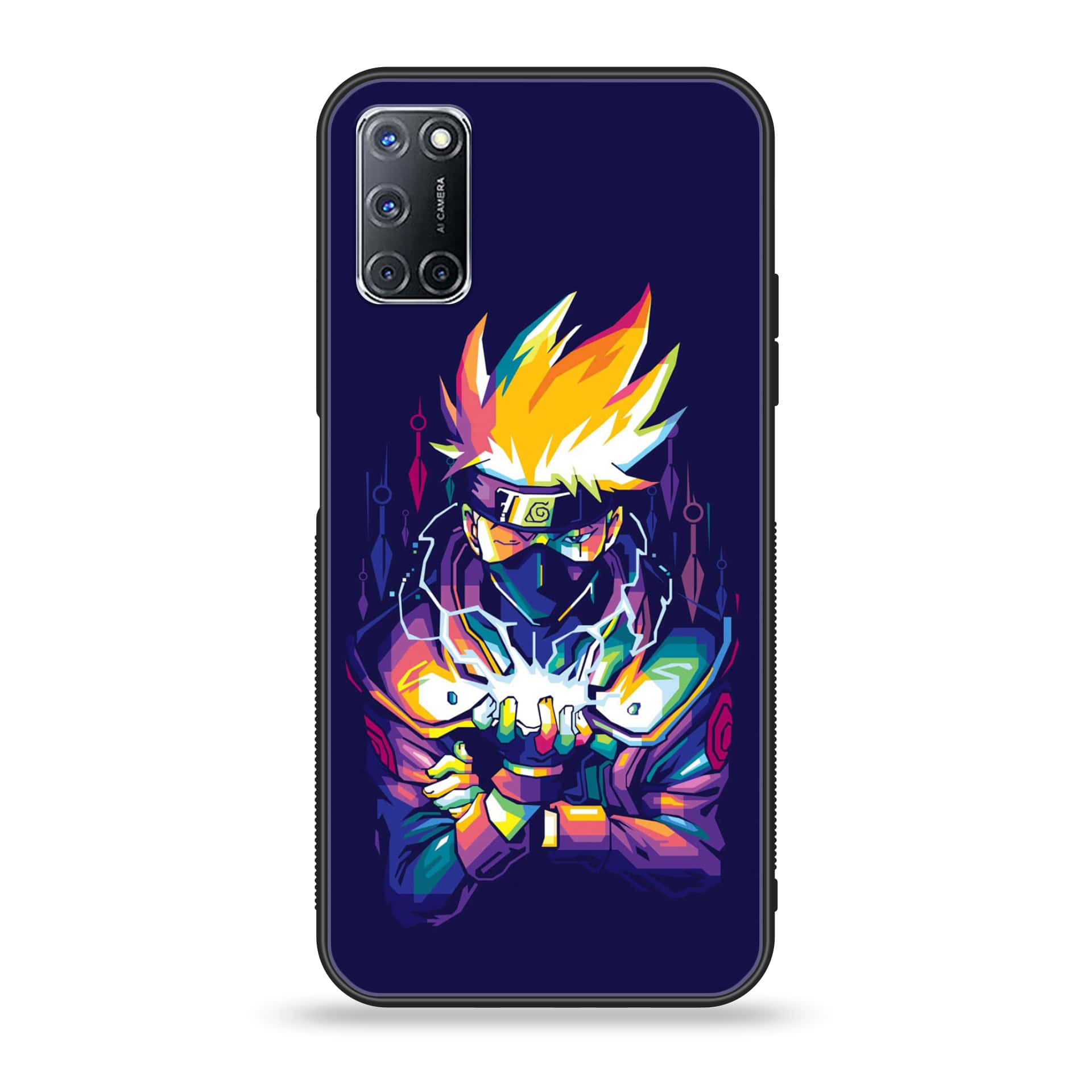 Oppo A52 - Anime 2.0 Series - Premium Printed Glass soft Bumper shock Proof Case