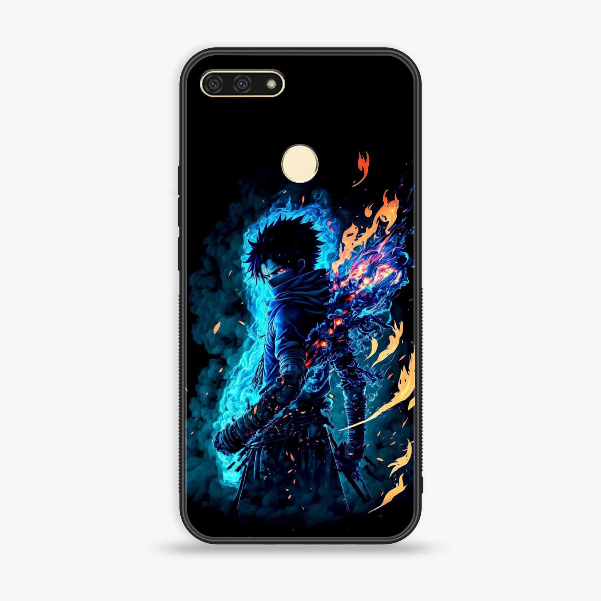 Huawei Y6 2018/Honor Play 7A - Anime 2.0 Series - Premium Printed Glass soft Bumper shock Proof Case