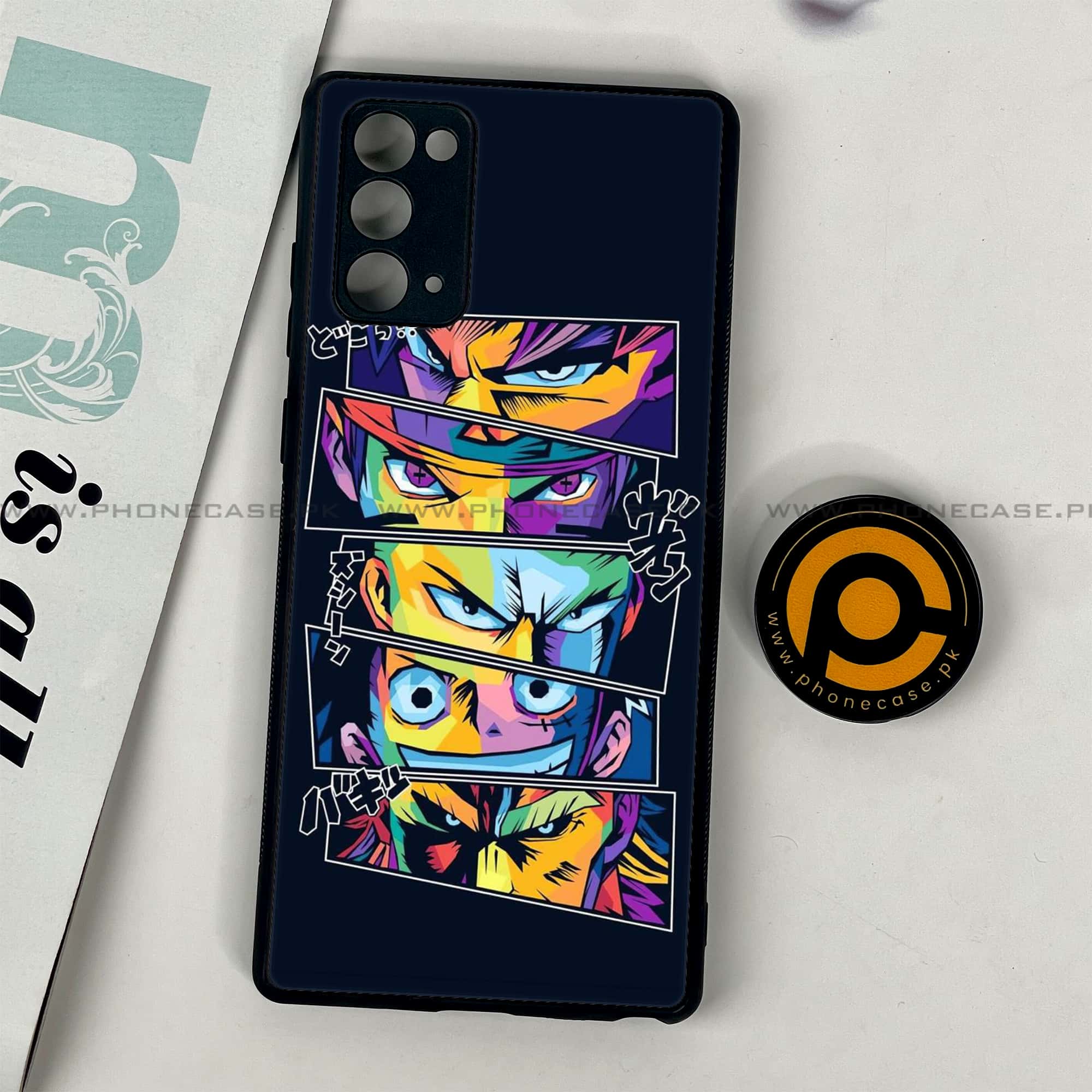 Samsung Galaxy Note 20 - Anime 2.0 Series - Premium Printed Glass soft Bumper shock Proof Case