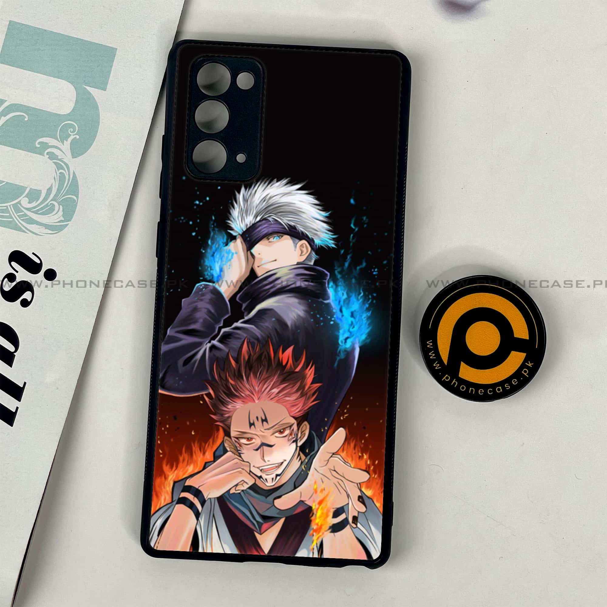 Samsung Galaxy Note 20 - Anime 2.0 Series - Premium Printed Glass soft Bumper shock Proof Case