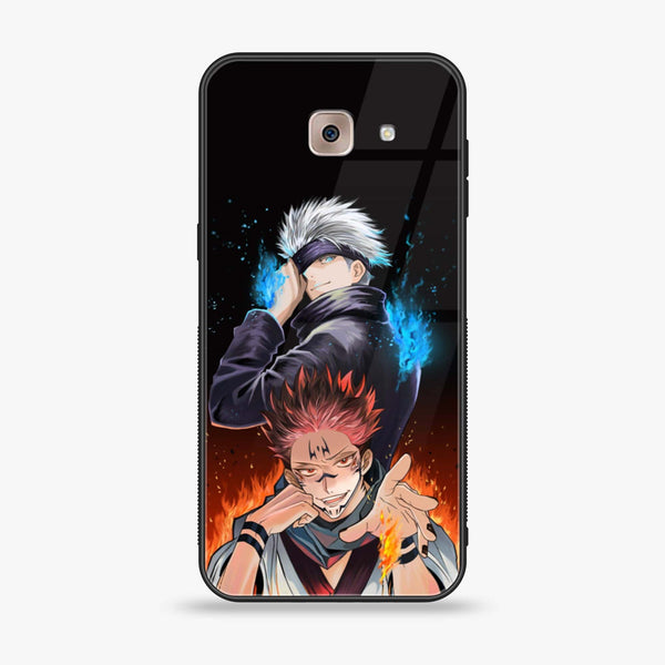 Samsung Galaxy J7 Max - Anime 2.0 Design 10  - Premium Printed Glass soft Bumper shock Proof Case  CS-47160 CS-47161 CS-47162 CS-47163 CS-47164 CS-47165 CS-47166 CS-47167 CS-47168 CS-47169 CS-47170