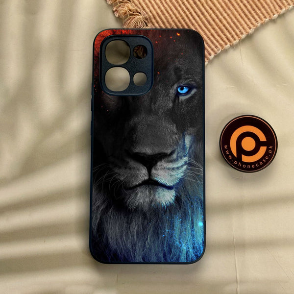 Oppo A6 Pro - Tiger Design 4 - Premium Metal Printed Soft Bumper Shock Proof Case