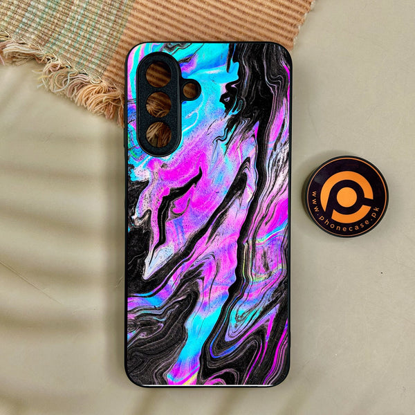 Samsung Galaxy A17 - Cosmic Inferno - Premium Metal Printed Soft Bumper Shock Proof Case