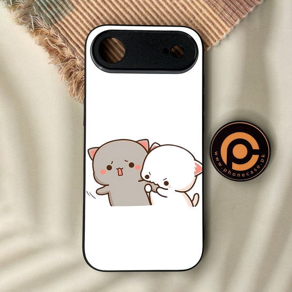 iPhone Air - Cute Bubu Dudu Design 9 - Premium Metal Printed Soft Bumper Shock Proof Case