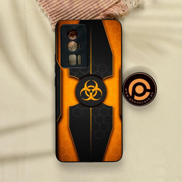 Xiaomi Redmi K60 Pro - Biohazard Design 2 - Premium Metal Printed Soft Bumper Shock Proof Case
