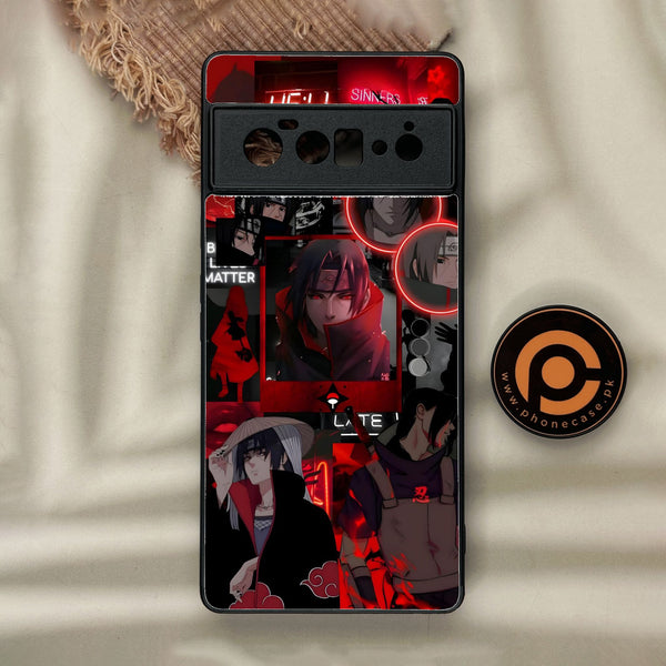 Google Pixel 6 Pro - Itachi Aesthetic - Premium Metal Printed Soft Bumper Shock Proof Case