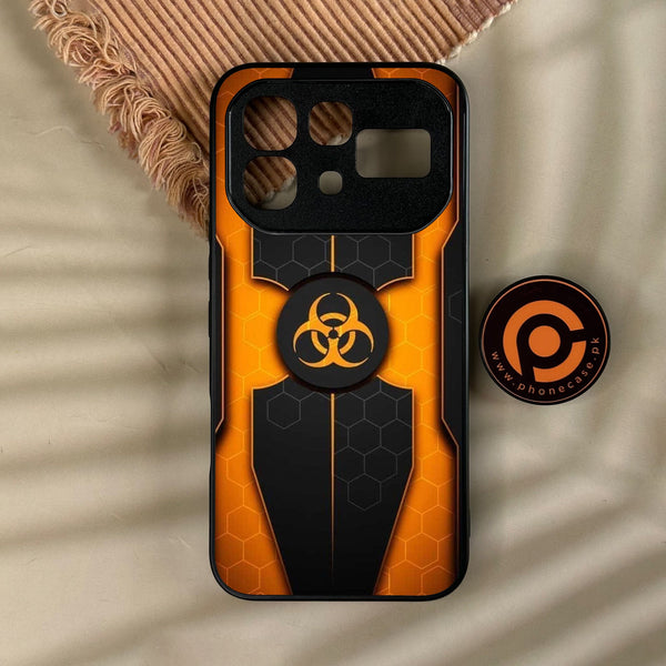 Infinix Note 60 Pro - Biohazard Design 2 - Premium Metal Printed Soft Bumper Shock Proof Case
