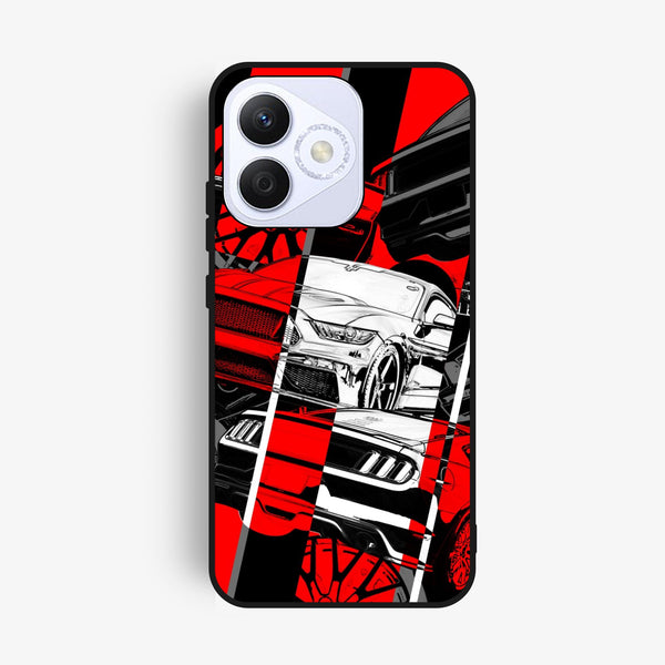 Honor X60i - Racing Series 2.0 Design 6 - Premium Metal Printed Soft Bumper Shock Proof Case