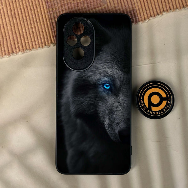 Honor 200 - Wolf Design 9 - Premium Metal Printed Soft Bumper Shock Proof Case