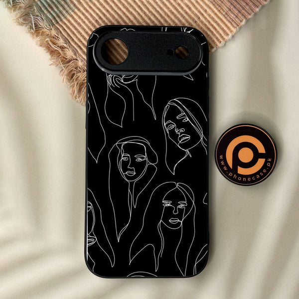 iPhone Air - Girls Design 8 - Premium Metal Printed Soft Bumper Shock Proof Case