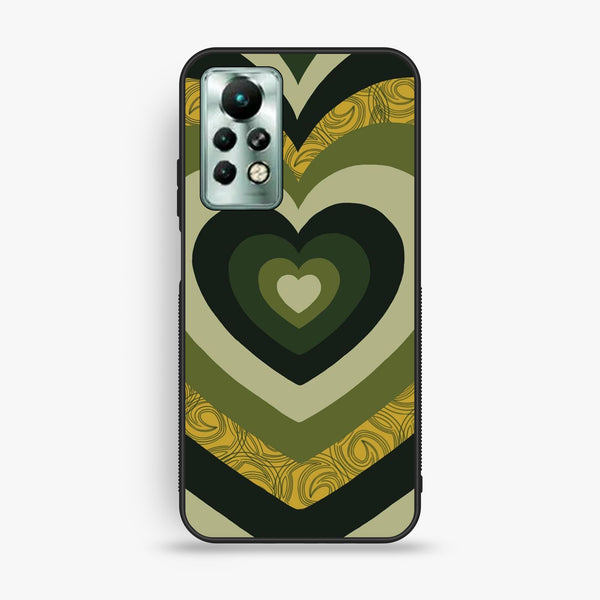 Infinix Note 11 Pro - Heart 2.0 Design 1 - Premium Metal Printed Soft Bumper Shock Proof Case