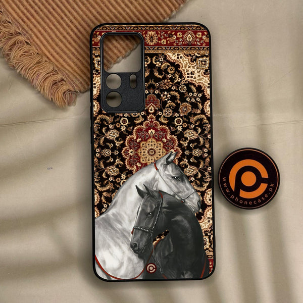 Xiaomi 12T Pro - Horse Heritage - Premium Metal Printed Soft Bumper Shock Proof Case