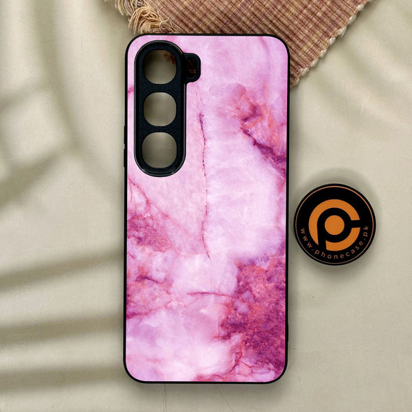 Vivo Y21d - Pink Design 5 - Premium Metal Printed Soft Bumper Shock Proof Case