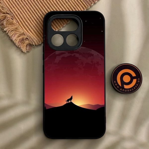 Realme  16 Pro - Wolf Design 4 - Premium Metal Printed Soft Bumper Shock Proof Case