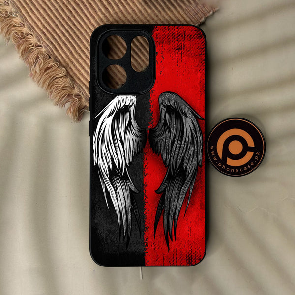 Oppo Reno 15 Pro - Angel 2.0 Design 10 - Premium Metal Printed Soft Bumper Shock Proof Case