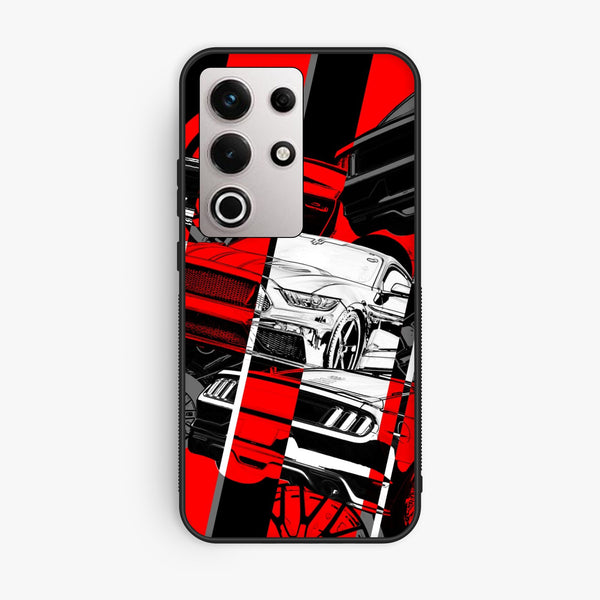 Itel S25 Ultra - Racing Series 2.0 Design 6 - Premium Metal Printed Soft Bumper Shock Proof Case