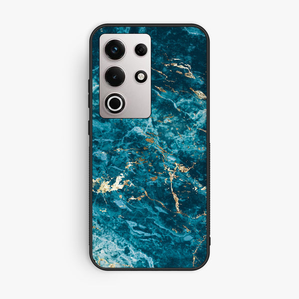 Itel S25 Ultra - Blue 2.0 Design 1 - Premium Metal Printed Soft Bumper Shock Proof Case