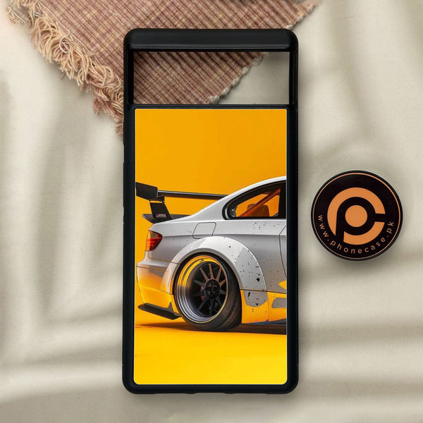 Google Pixel 6 - M3 Gt2 Racing Car - Premium Metal Printed Soft Bumper Shock Proof Case