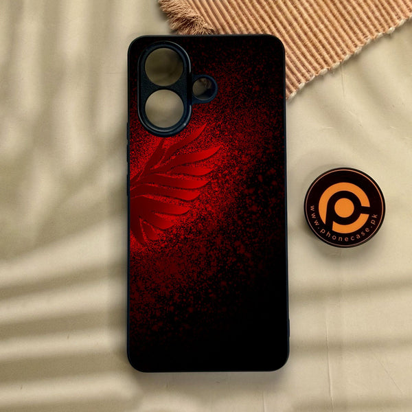 Vivo V60 Lite  - Angel 2.0 Design 2 - Premium Metal Printed Soft Bumper Shock Proof Case