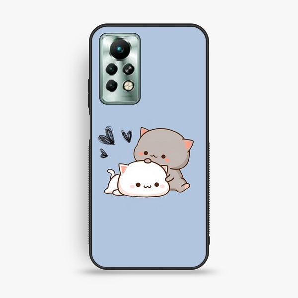Infinix Note 11 Pro - Cute Bubu Dudu Design 3 - Premium Metal Printed Soft Bumper Shock Proof Case
