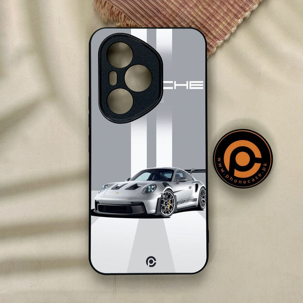 Honor 400 Pro - Porsche Gt3 Rs Thrill - Premium Metal Printed Soft Bumper Shock Proof Case