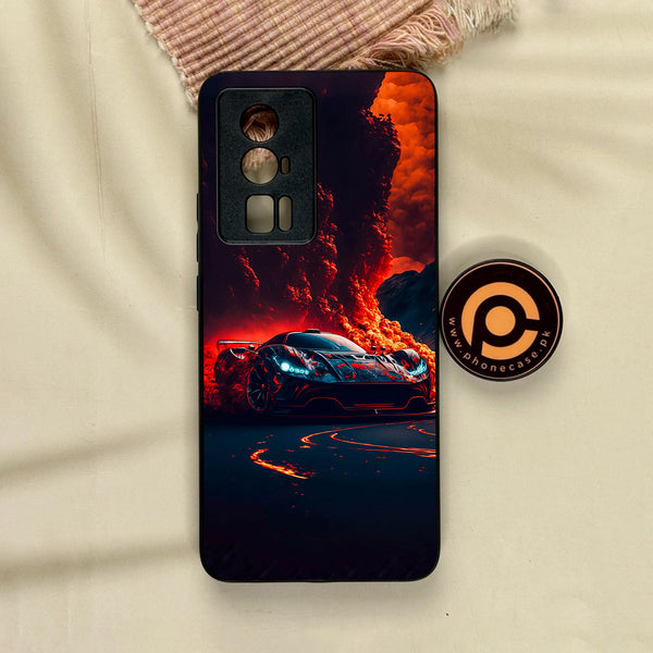 Xiaomi Redmi K60 Pro - Racing Design 6 - Premium Metal Printed Soft Bumper Shock Proof Case