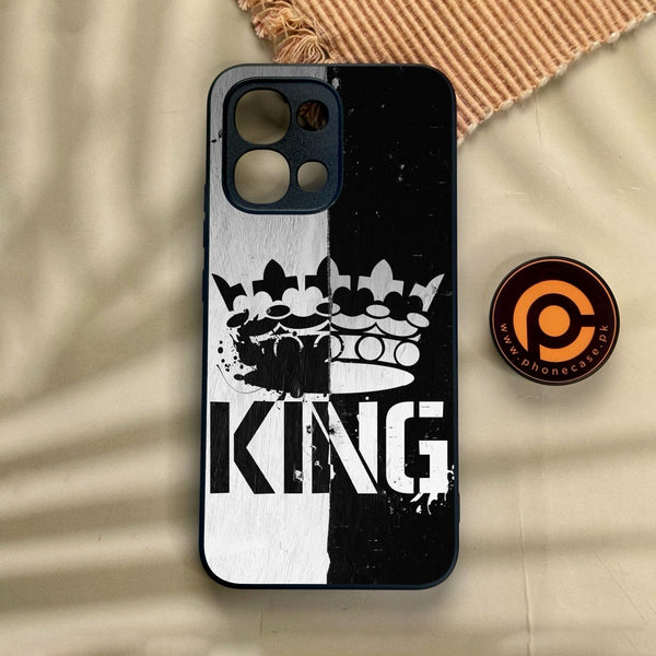 Oppo A6 Pro - King Design 7 - Premium Metal Printed Soft Bumper Shock Proof Case