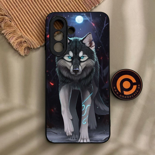 Samsung Galaxy A27 - Wolf Design 8 - Premium Metal Printed Soft Bumper Shock Proof Case