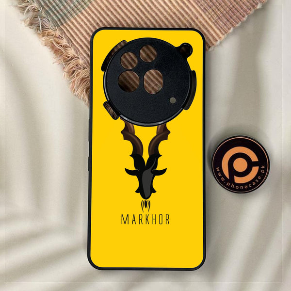 Nothing Phone 3a Pro - Markhor Design 1 - Premium Metal Printed Soft Bumper Shock Proof Case