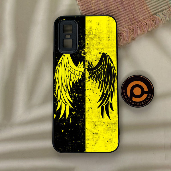 Infinix GT 30 Pro - Angel 2.0 Design 1 - Premium Metal Printed Soft Bumper Shock Proof Case