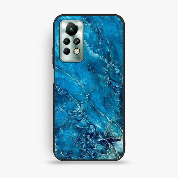 Infinix Note 11 Pro - Blue 2.0 Design 3 - Premium Metal Printed Soft Bumper Shock Proof Case