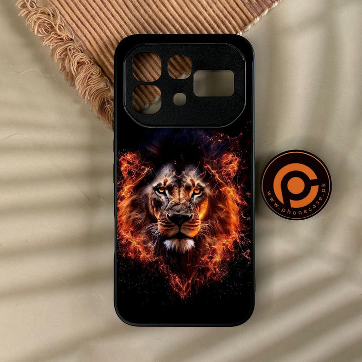 Infinix Note 60 Pro - Tiger 2.0 Design 7 - Premium Metal Printed Soft Bumper Shock Proof Case
