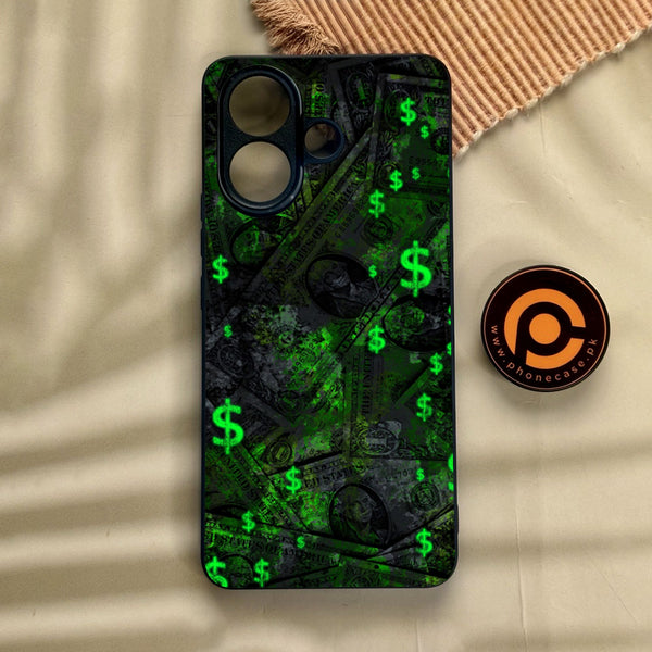 Vivo V60 Lite  - Dollar Design 5 - Premium Metal Printed Soft Bumper Shock Proof Case