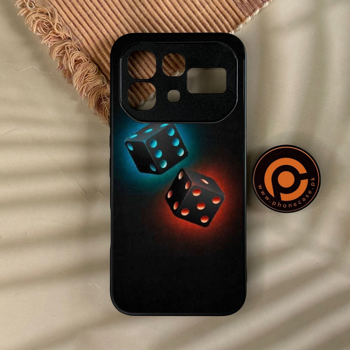 Infinix Note 60 - Black Art Design 4 - Premium Metal Printed Soft Bumper Shock Proof Case