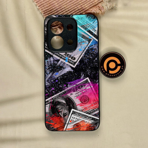 Xiaomi Redmi 15C - Dollar Design 4 - Premium Metal Printed Soft Bumper Shock Proof Case