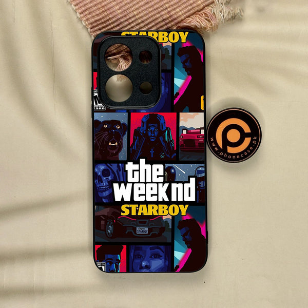 Xiaomi Redmi 15C - The Weeknd Star Boy - Premium Metal Printed Soft Bumper Shock Proof Case