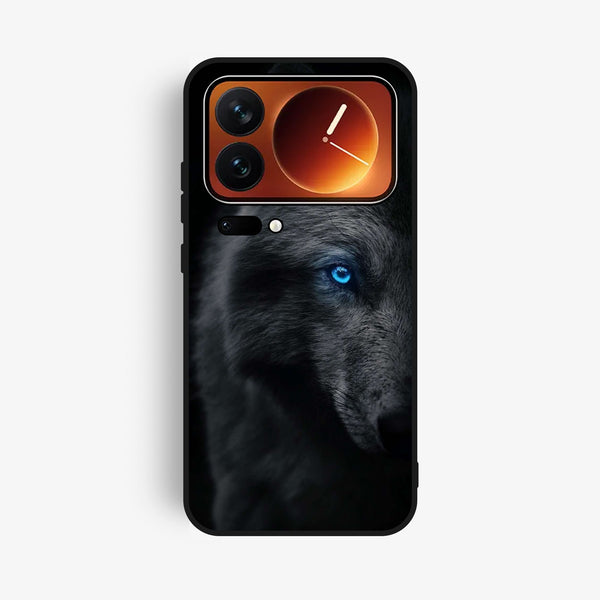 Xiaomi 17 Pro Max - Wolf Design 9 - Premium Metal Printed Soft Bumper Shock Proof Case