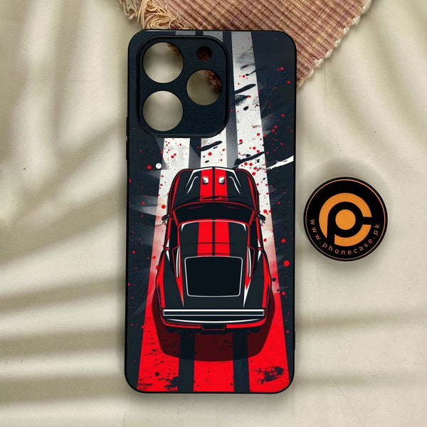 Realme Note 70 - Top-Down Track - Premium Metal Printed Soft Bumper Shock Proof Case