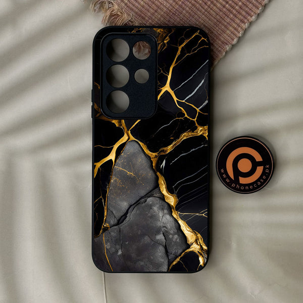 Realme C85 - Liquid Marble Design 6 - Premium Metal Printed Soft Bumper Shock Proof Case