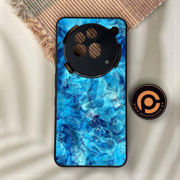 Nothing Phone 3a Pro - Blue Marble Design 6 - Premium Metal Printed Soft Bumper Shock Proof Case