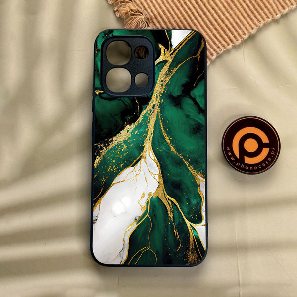 Oppo A6 Pro - Liquid Marble Design 7 - Premium Metal Printed Soft Bumper Shock Proof Case