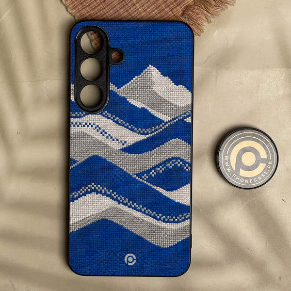Samsung Galaxy S24 - Classic Weave Design 13 - Premium Metal Printed Soft Bumper Shock Proof Case