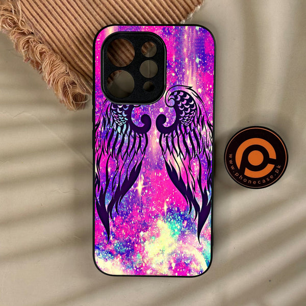 Vivo V70 - Angel Wings Design 9 - Premium Metal Printed Soft Bumper Shock Proof Case