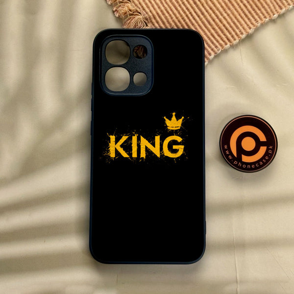 Oppo A6 Pro - King Design 2 - Premium Metal Printed Soft Bumper Shock Proof Case