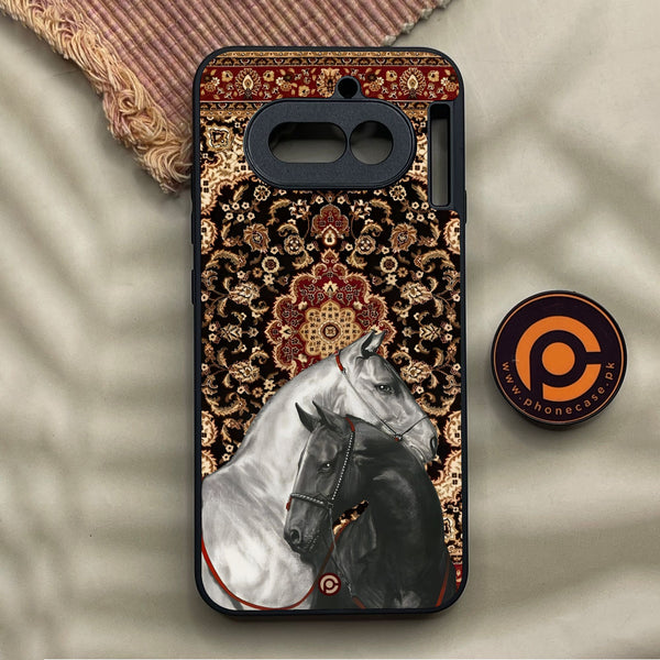 Nothing Phone 4a - Horse Heritage - Premium Metal Printed Soft Bumper Shock Proof Case