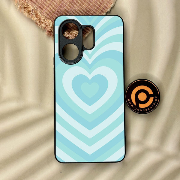 Vivo V60 - Heartbeat Design 7 - Premium Metal Printed Soft Bumper Shock Proof Case